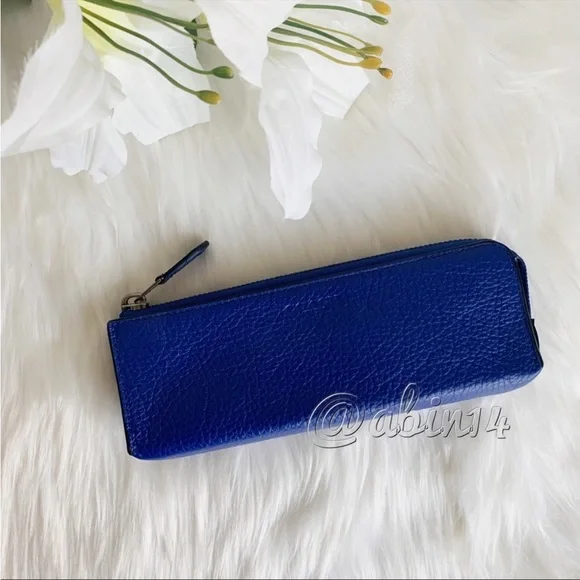 NWT Coach Leather Pencil Case Organizational Case Pouch - Picture 1 of 6